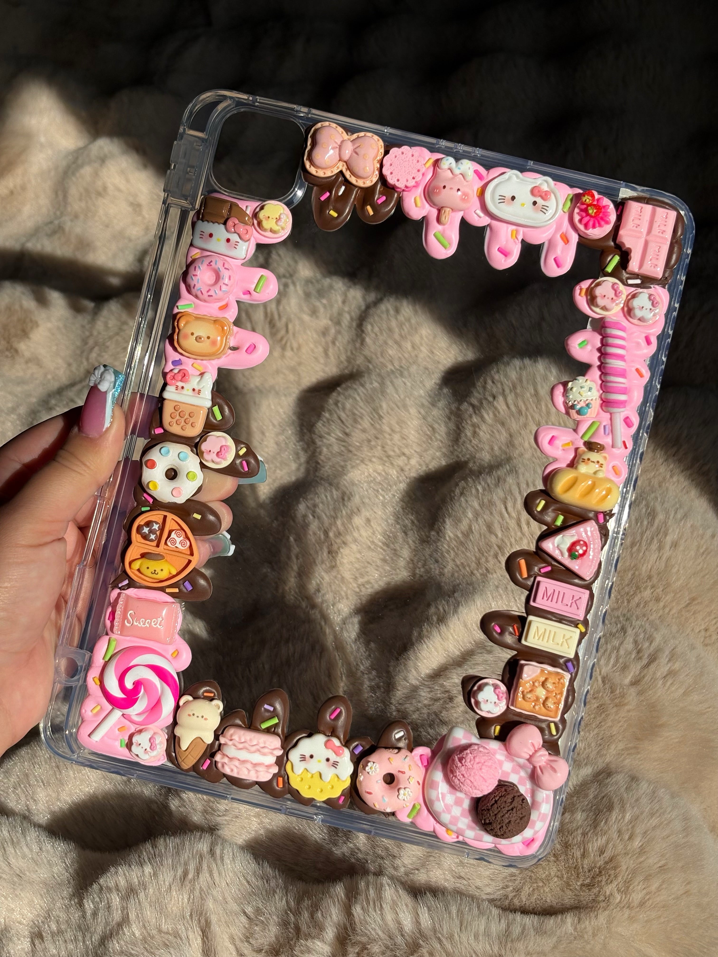 Strawberry chocolate custom iPadcase